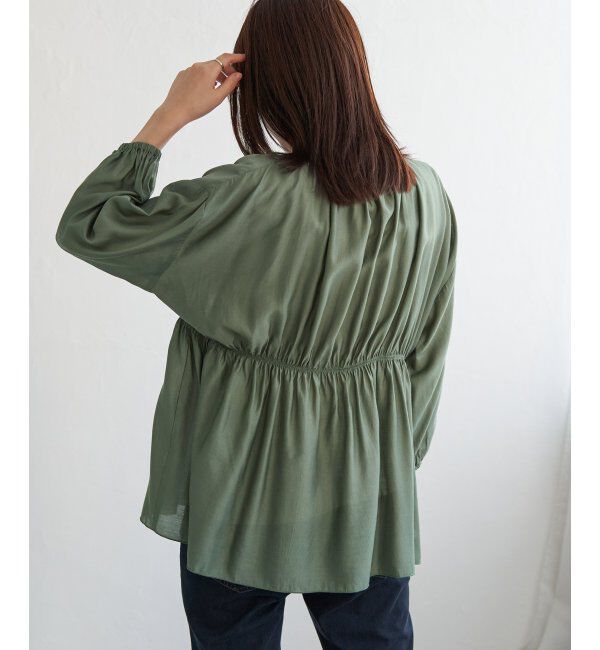 ikka「【2点セット】シアシャーリングブラウスアンサンブル」|シャツ・ブラウス|