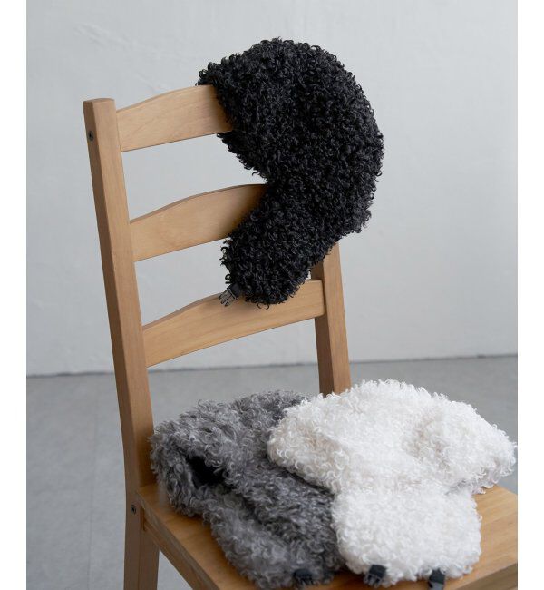 VENCE share style「シープ風フライトボア」|ニット帽|