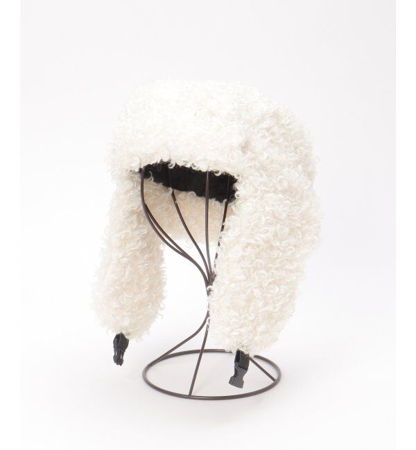 VENCE share style「シープ風フライトボア」|ニット帽|