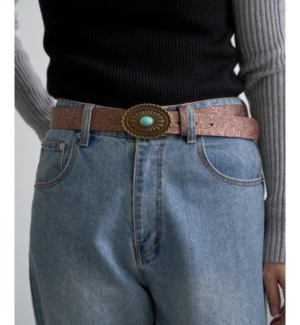 VENCE share style「ターコイズフウウエスタンベルト」|ベルト|