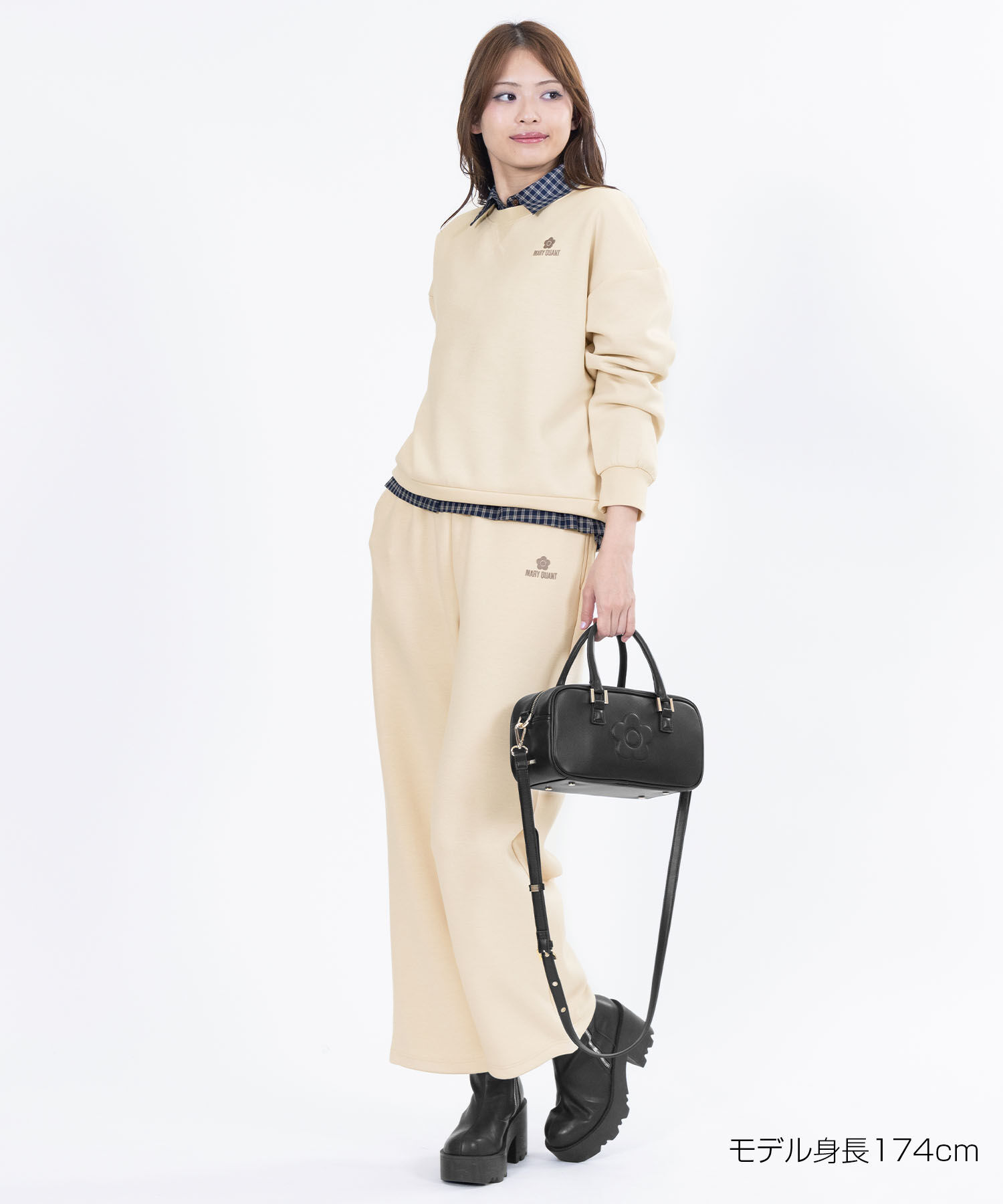 MARY QUANT「ロゴボンディング プルオーバー」|スウェット・ジャージ|