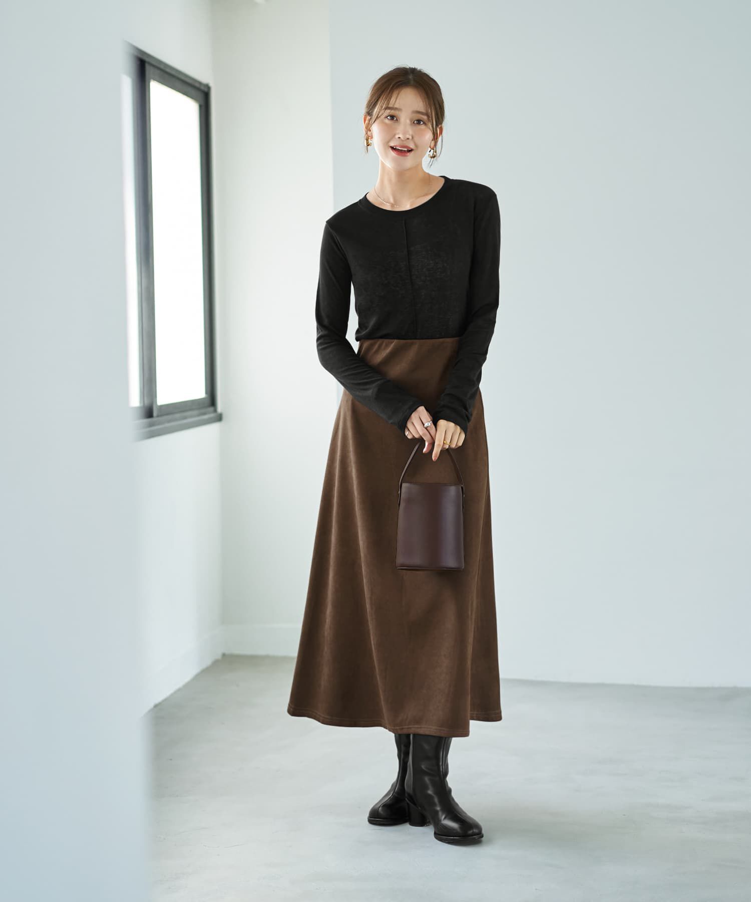 STYLE DELI「ピンタックふんわりシアートップス」|Tシャツ・カットソー|