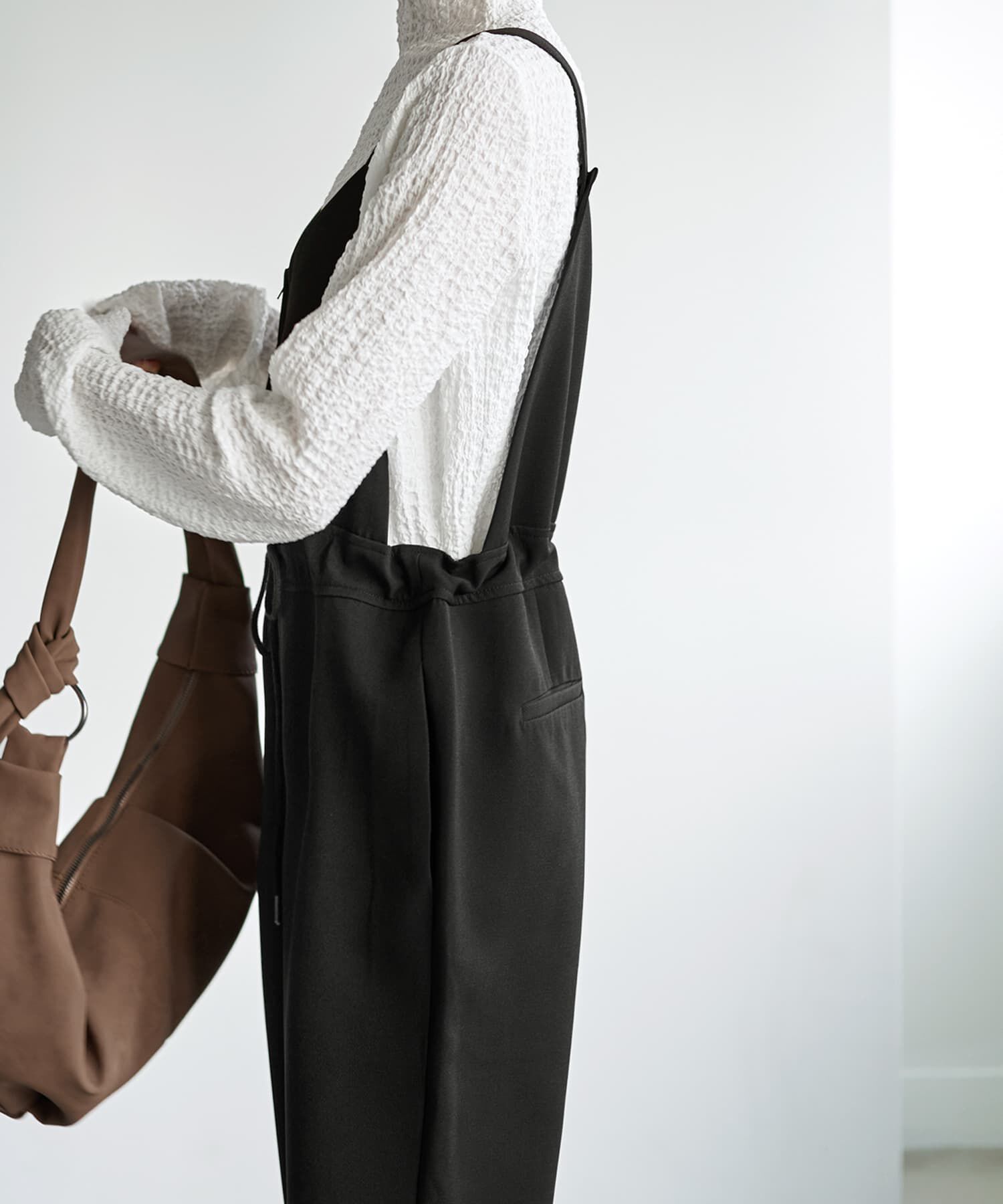 STYLE DELI「フロントVライン厚地ツイルサロペット」|その他|