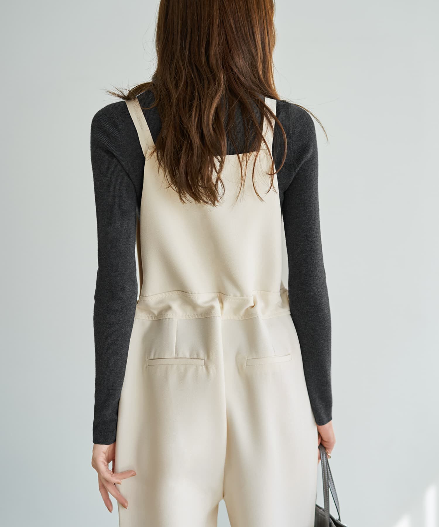 STYLE DELI「フロントVライン厚地ツイルサロペット」|その他|