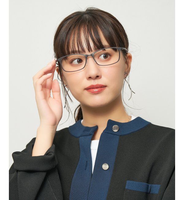  「ウェリントン型メガネ｜軽量｜伊達メガネ｜度あり｜度なし｜Zoff｜SMART SKINNY レンズ交換券付」|メガネ|