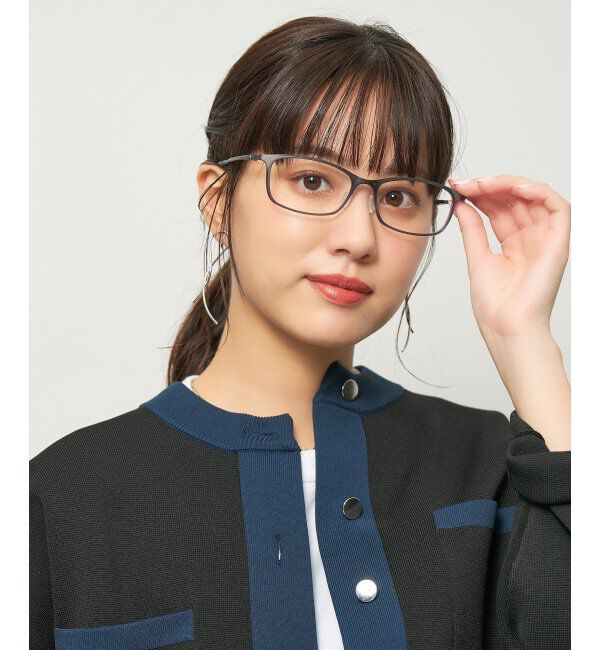  「ウェリントン型メガネ｜軽量｜伊達メガネ｜度あり｜度なし｜Zoff｜SMART SKINNY レンズ交換券付」|メガネ|