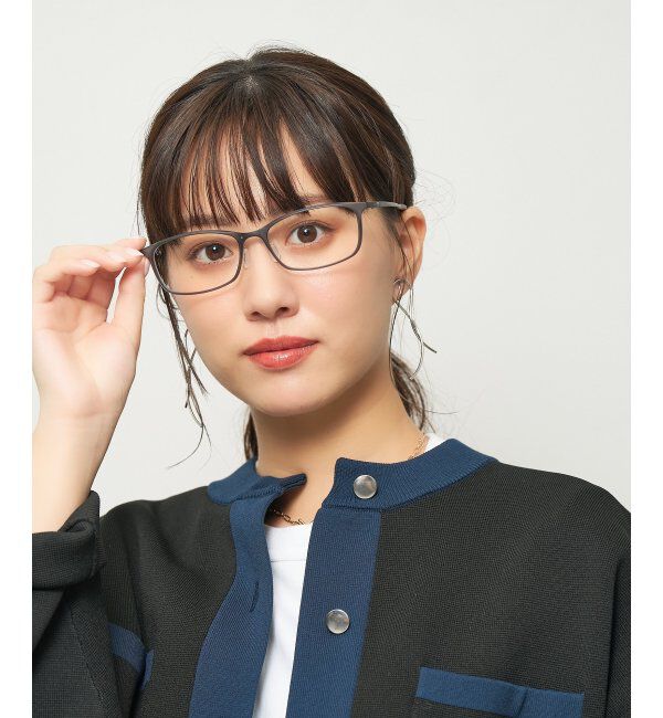  「ウェリントン型メガネ｜軽量｜伊達メガネ｜度あり｜度なし｜Zoff｜SMART SKINNY レンズ交換券付」|メガネ|