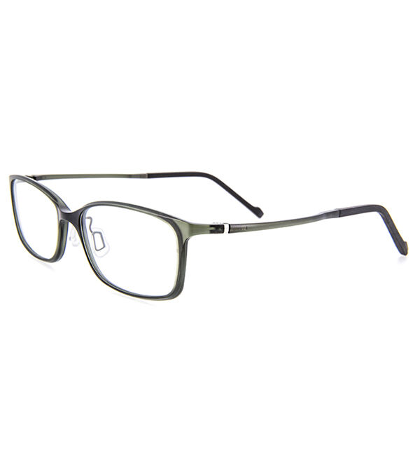  「Zoff SMART Skinny (ゾフ･スマート･スキニー) ウェリントン メガネ」|メガネ|グリーン2