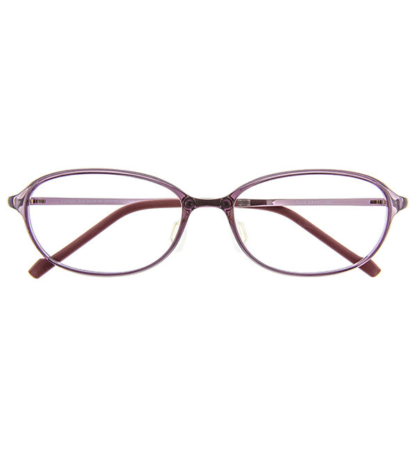  「Zoff SMART Skinny (ゾフ･スマート･スキニー) オーバル メガネ」|メガネ|パープル