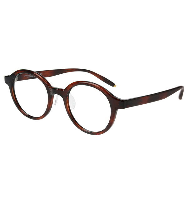  「ボストン型 軽量 メガネ｜太縁フレーム 黒縁 Zoff CLASSIC レンズ交換券付き」|メガネ|ブラウン系その他1