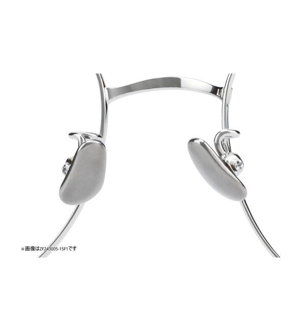  「Zoff｜emiri フォックス型 メガネ |辺見えみり チタン 軽量 メタルフレーム レンズ交換券付」|メガネ|