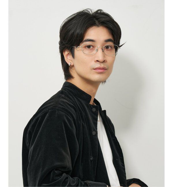  「【LOVE BY e.m.コラボ】&ldquo;atmosphere&rdquo;｜スクエア型メタルフレーム｜Zoff｜LOVE BY e.m. レンズ交換券付」|メガネ|