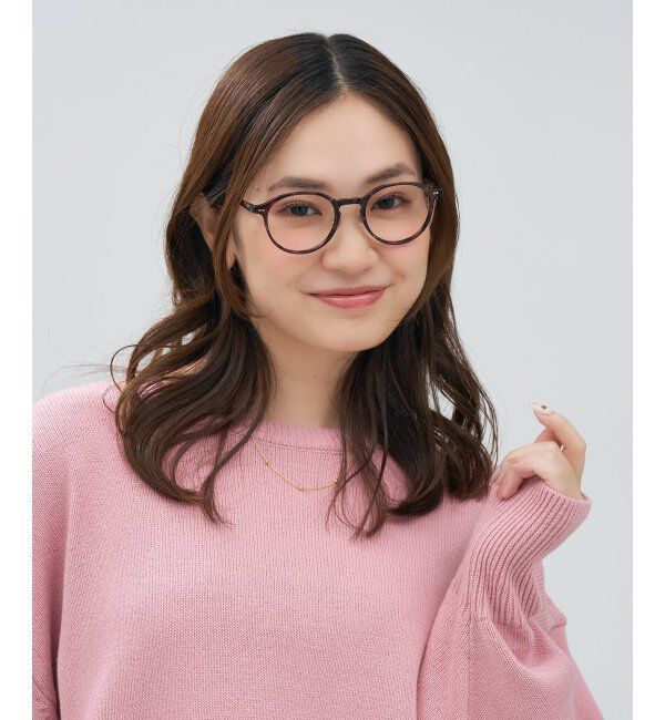  「Zoff｜Misato Mizukoshi  メガネ | 中顔面短縮みえ 大人可愛い｜水越みさと   レンズ交換券付」|メガネ|