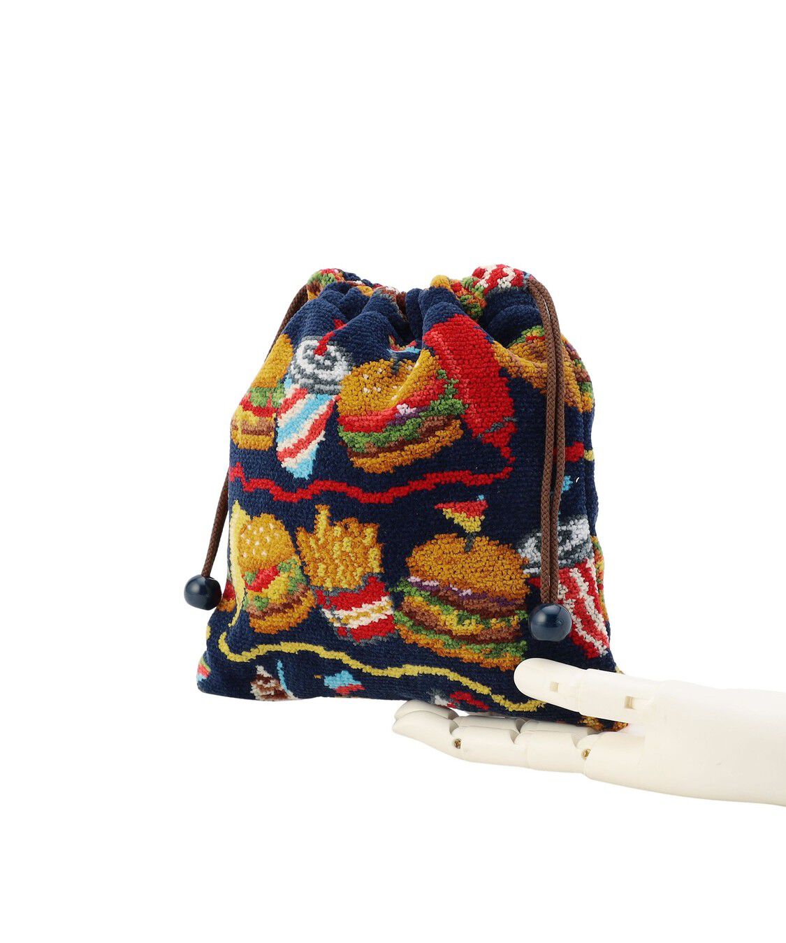 LOVERARY BY FEILER「バーガーショップ　巾着　L/BUR-257127」|ポーチ|