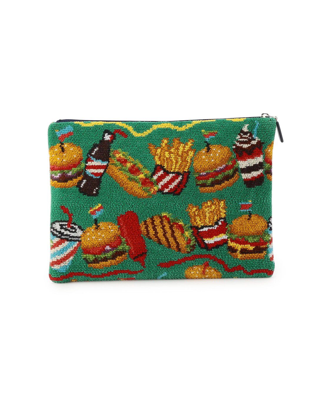 LOVERARY BY FEILER「バーガーショップ　フラットポーチM　L/BUR-257128」|ポーチ|