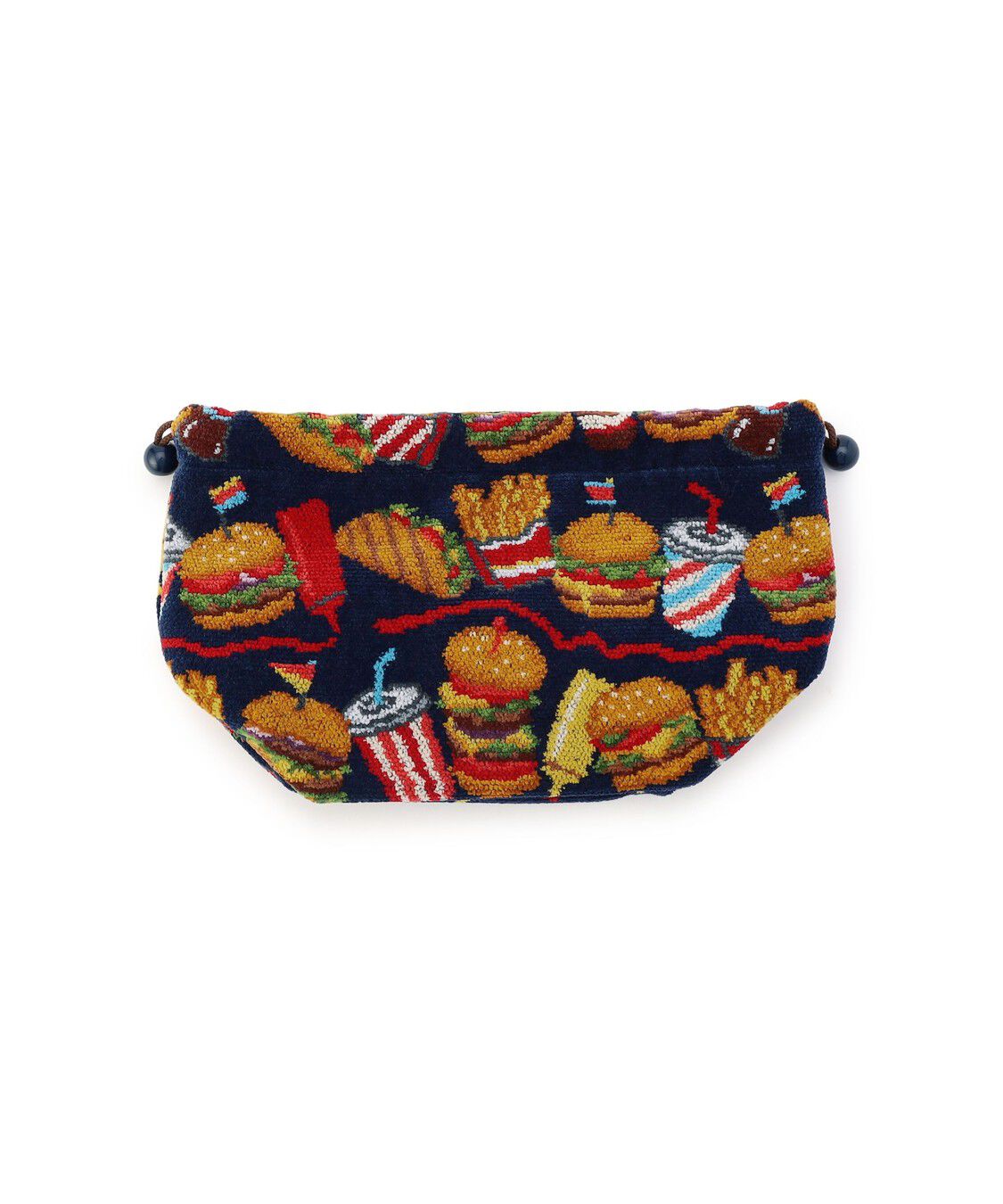 LOVERARY BY FEILER「バーガーショップ　マチ付き巾着　L/BUR-257129」|ポーチ|