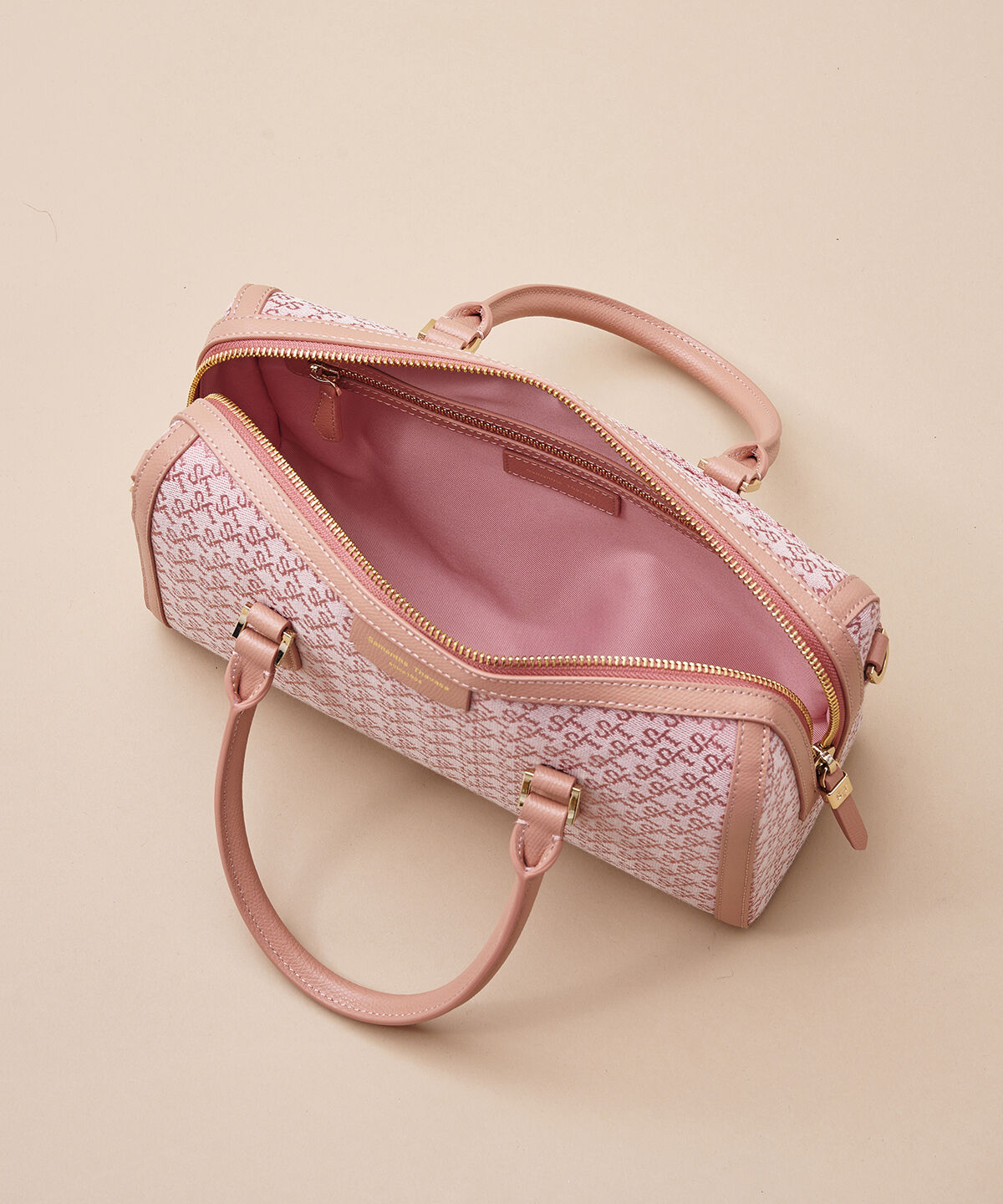 Samantha Thavasa「ST Jacquard ボストン オリゾンタール」|ボストンバッグ|