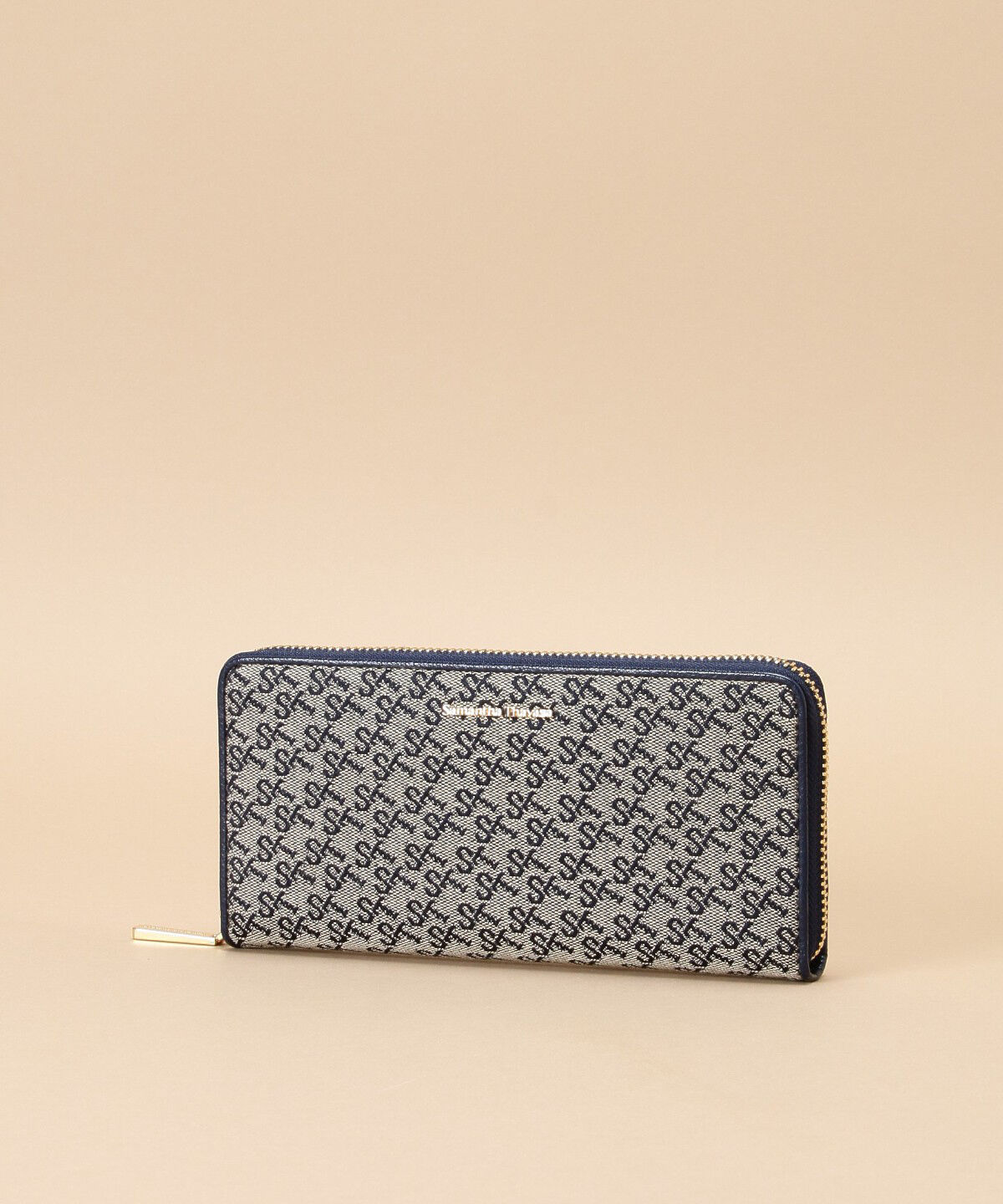 Samantha Thavasa「ST Jacquard ラウンド長財布」|財布|