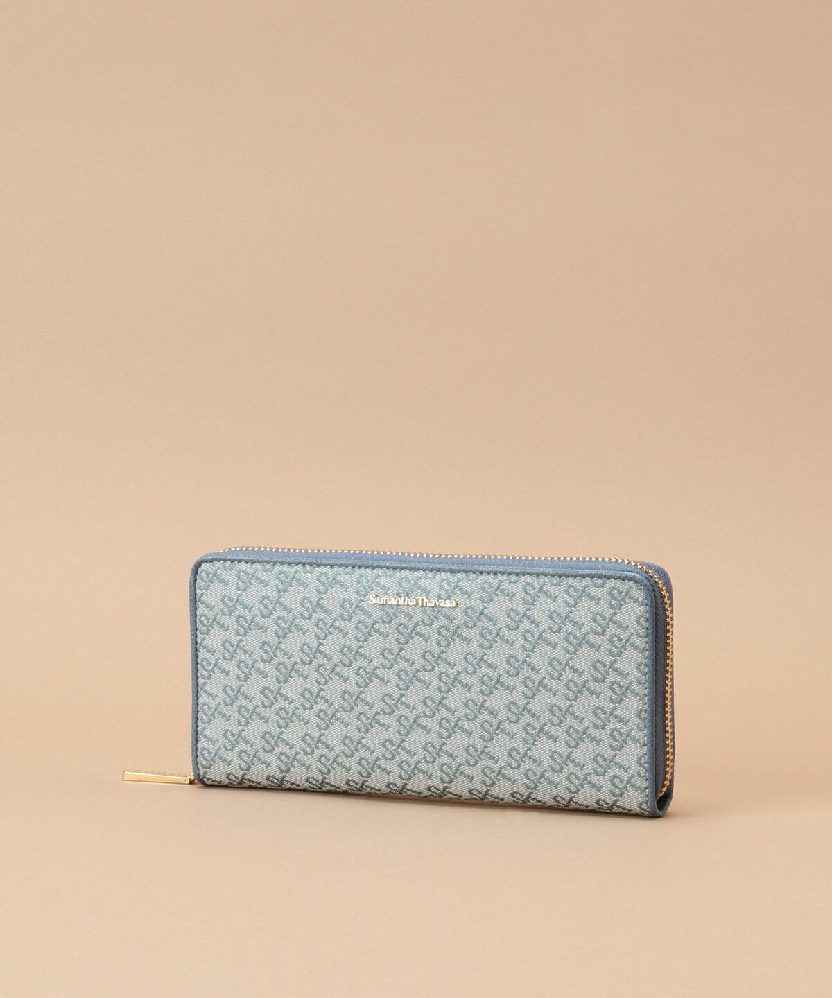 Samantha Thavasa「ST Jacquard ラウンド長財布」|財布|