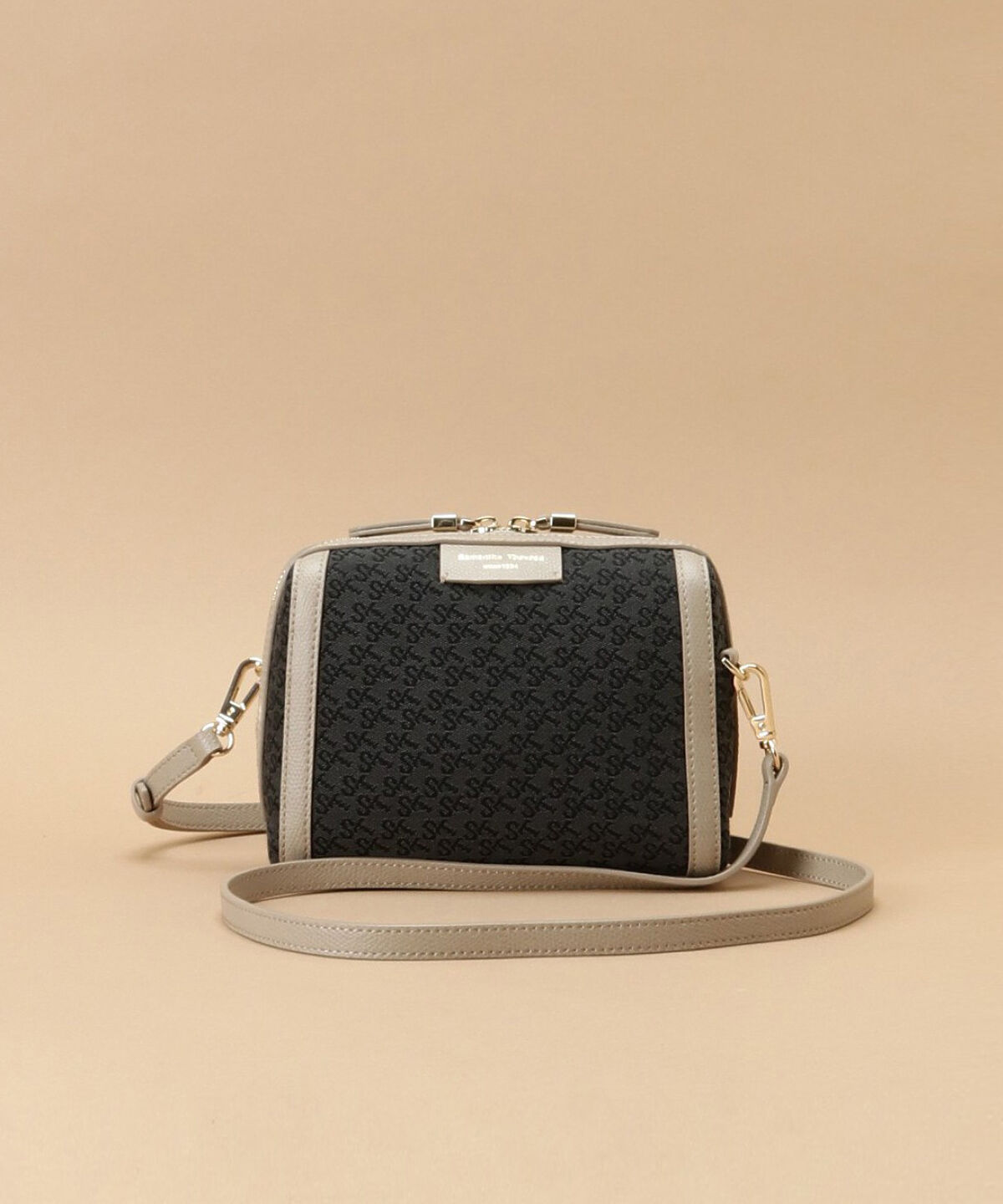 Samantha Thavasa「ST Jacquard ポシェットカレ」|ショルダー・メッセンジャー|ホワイト