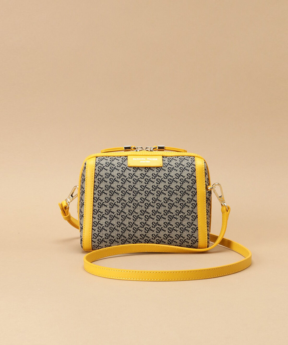 Samantha Thavasa「ST Jacquard ポシェットカレ」|ショルダー・メッセンジャー|イエロー