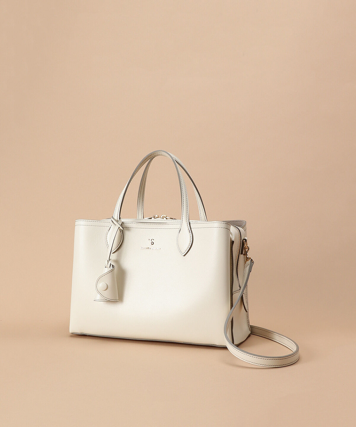 Samantha Thavasa「ウォータプルーフレザー ボックスハンドバッグ 大サイズ」|ハンドバッグ|