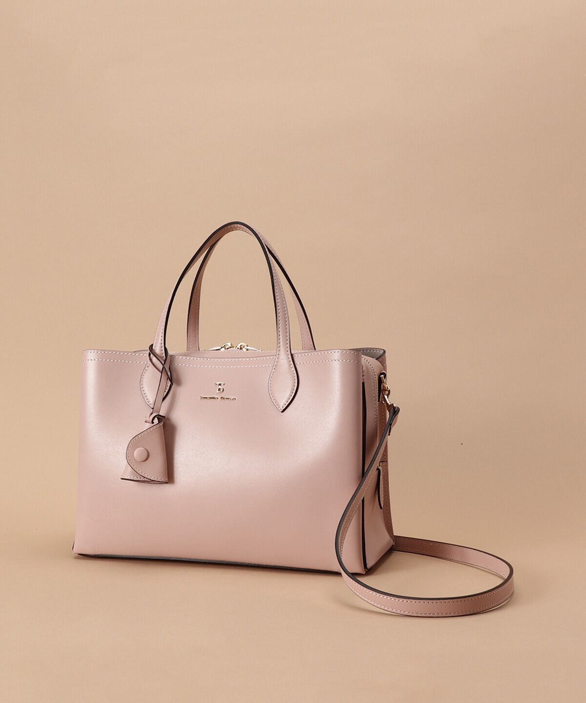 Samantha Thavasa「ウォータプルーフレザー ボックスハンドバッグ 大サイズ」|ハンドバッグ|