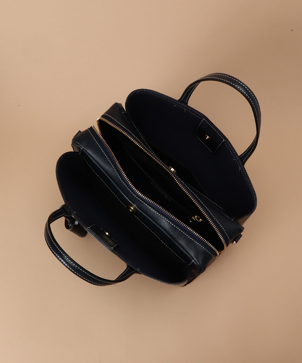 Samantha Thavasa「ウォータプルーフレザー ボックスハンドバッグ 大サイズ」|ハンドバッグ|