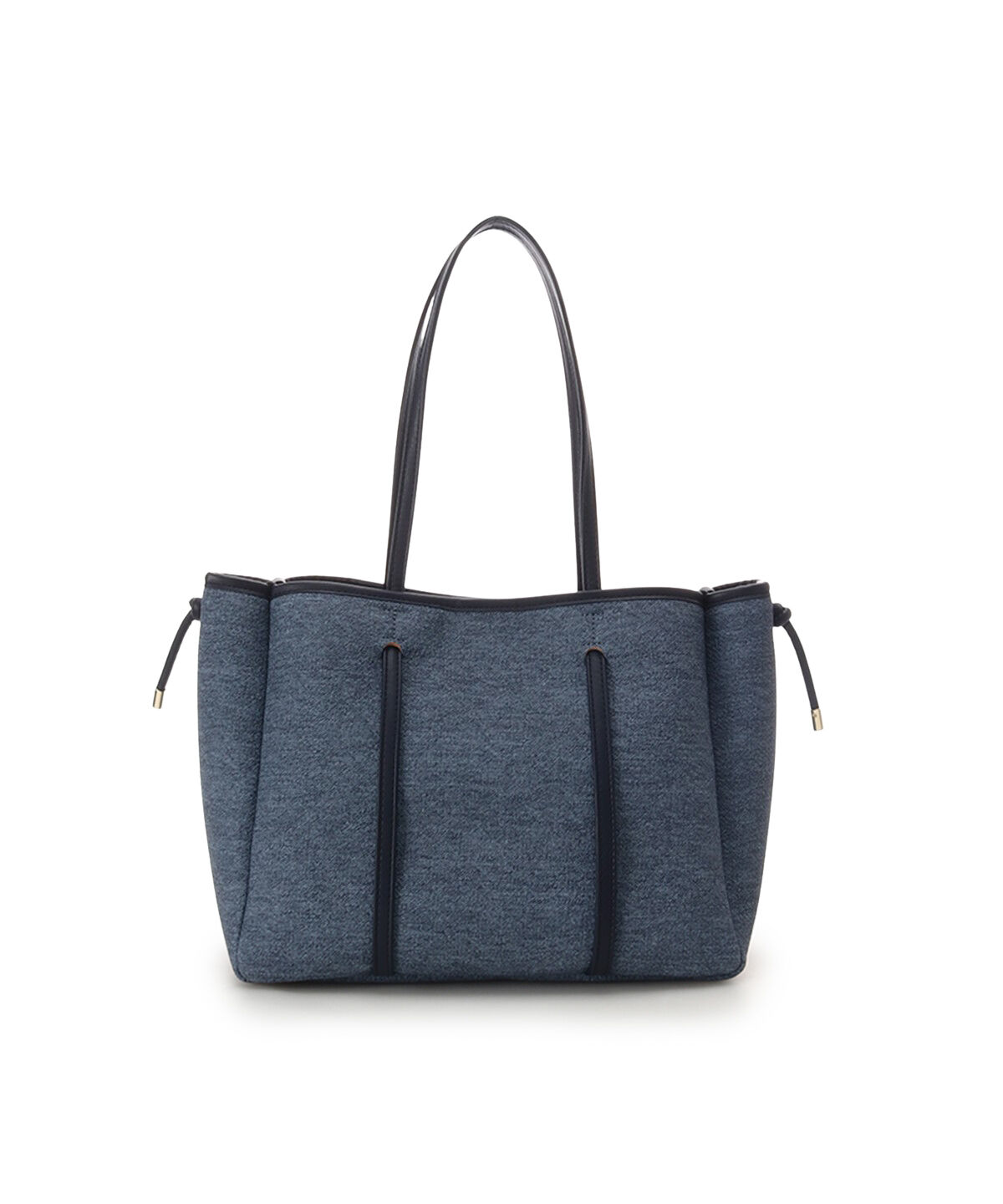 Samantha Thavasa「デニム調キャンバスデザイン 合皮トートバッグ 大サイズ」|トートバッグ|