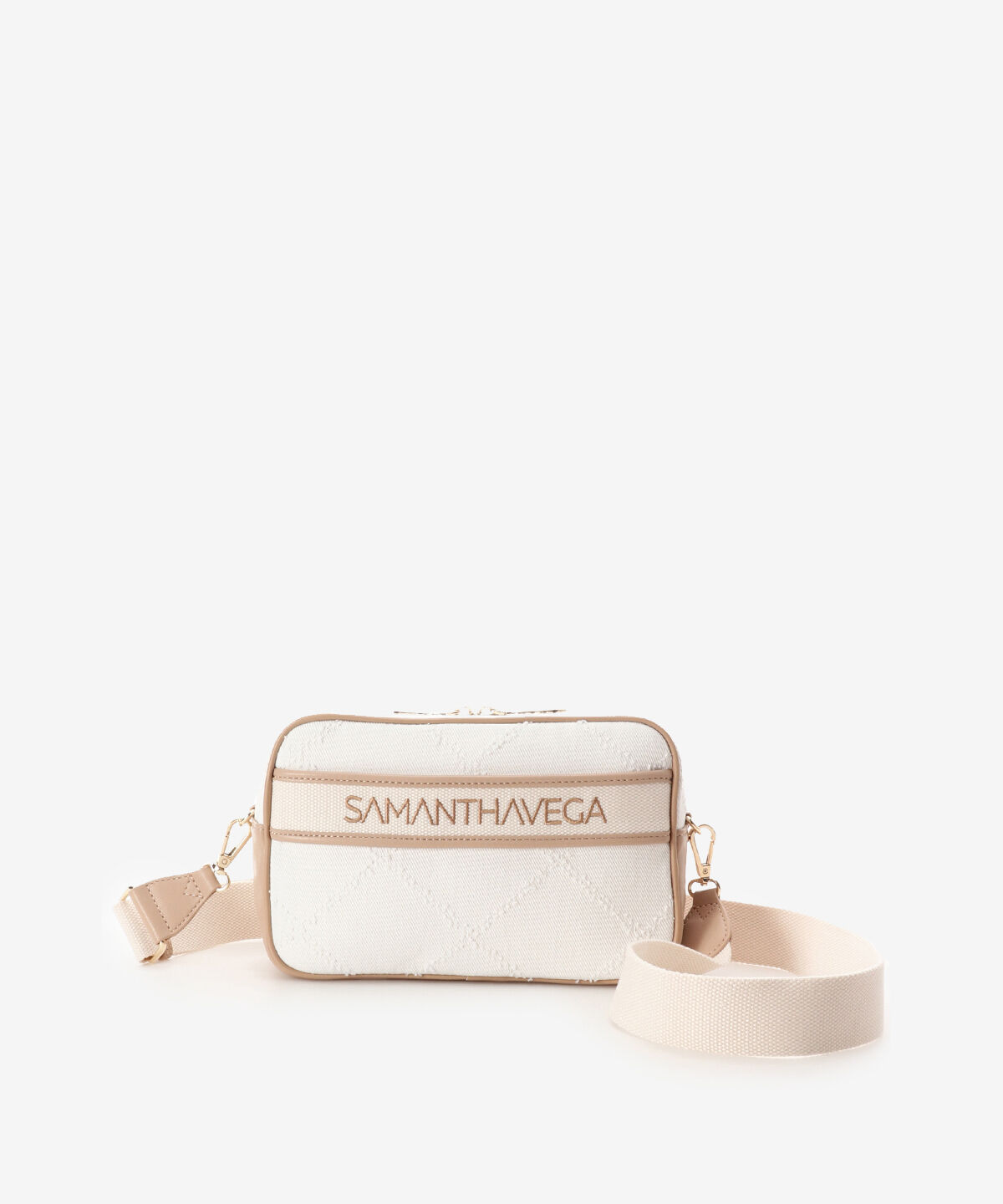 Samantha Vega「ロゴテープデニム風ショルダー」|ショルダー・メッセンジャー|