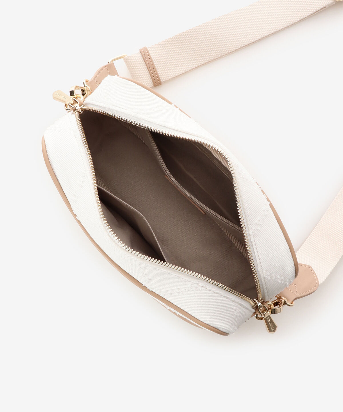 Samantha Vega「ロゴテープデニム風ショルダー」|ショルダー・メッセンジャー|