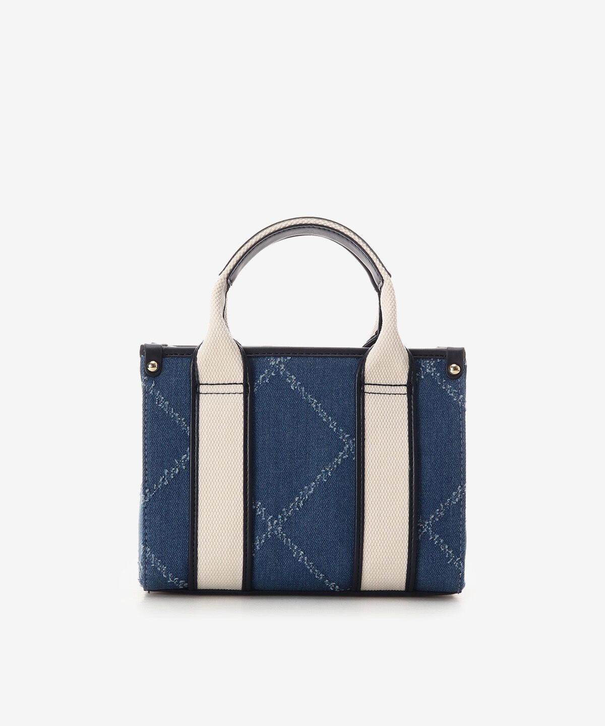 Samantha Vega「ロゴテープデニム風トート（ミニ）」|ショルダー・メッセンジャー|