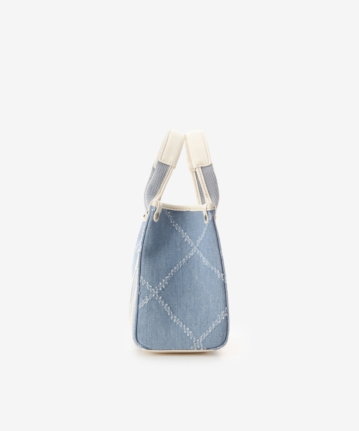 Samantha Vega「ロゴテープデニム風トート（ミニ）」|ショルダー・メッセンジャー|