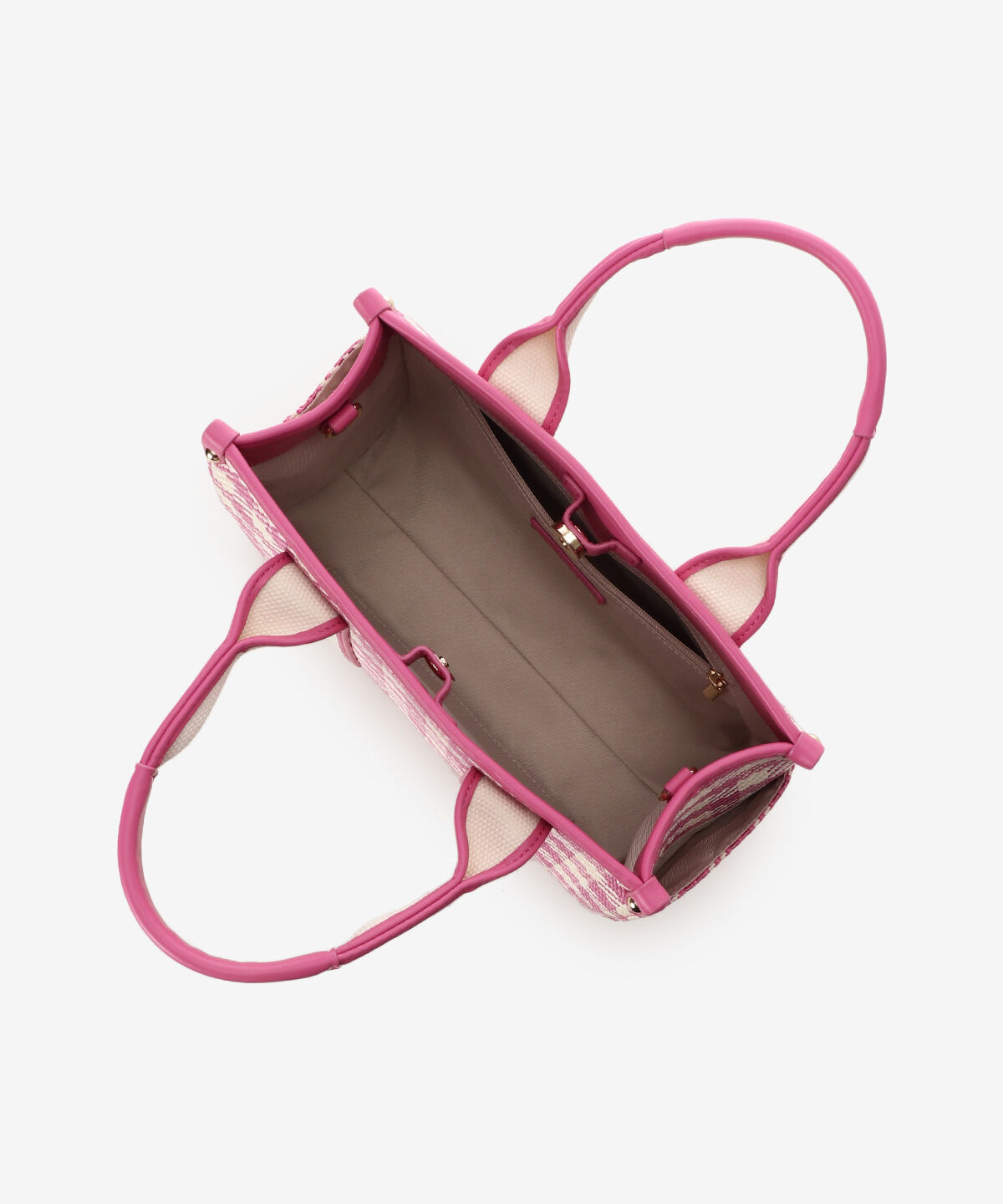 Samantha Vega「ロゴテープギンガムチェックトート（小）」|ハンドバッグ|