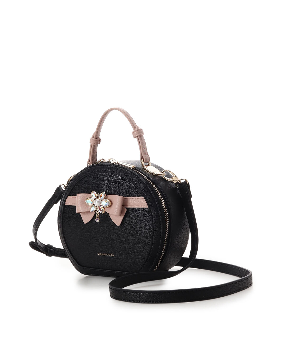 Samantha Vega「リボンラウンドショルダーバッグ」|ショルダー・メッセンジャー|