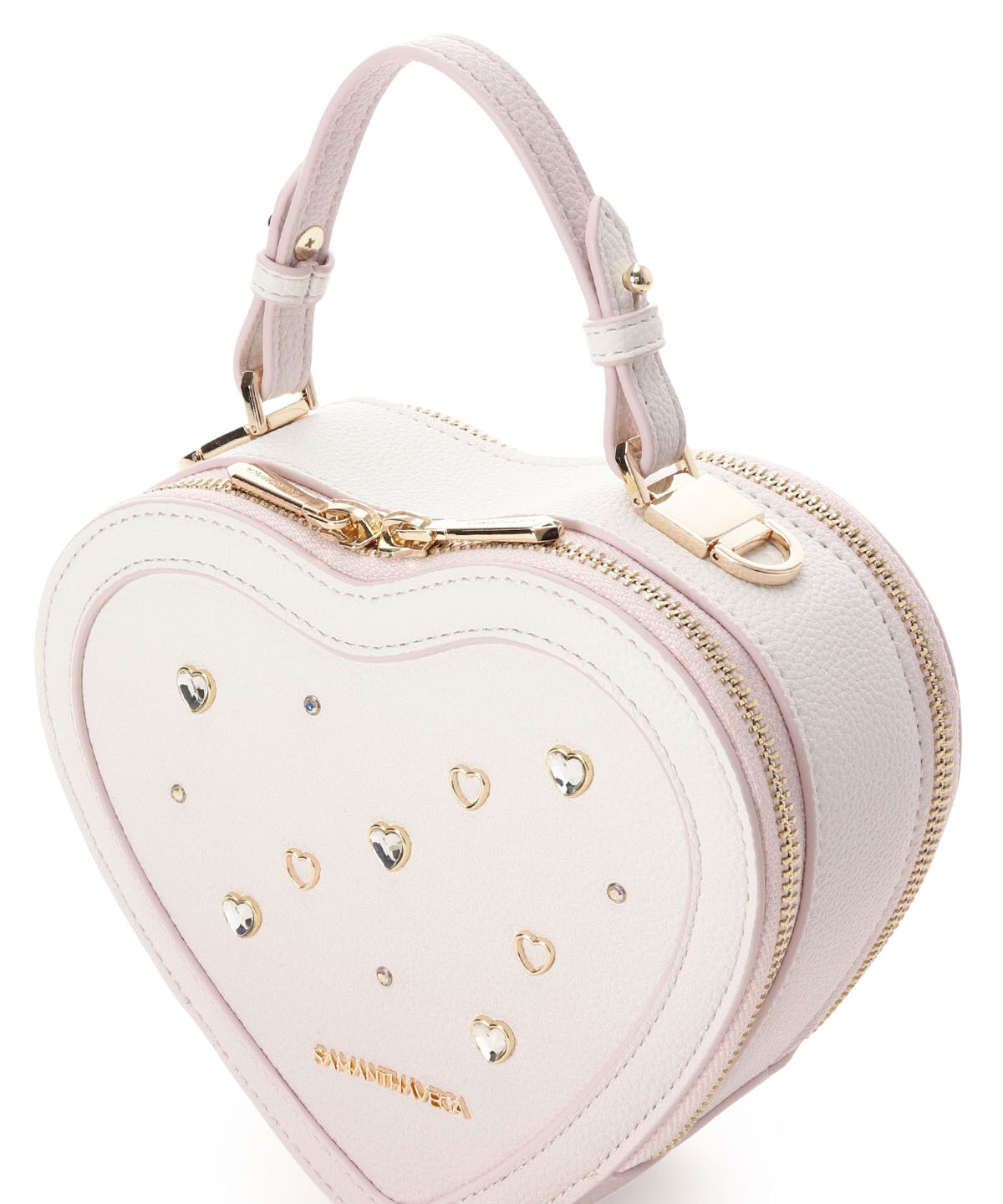 Samantha Vega「グラデーションビジューハート型ショルダーバッグ」|ショルダー・メッセンジャー|