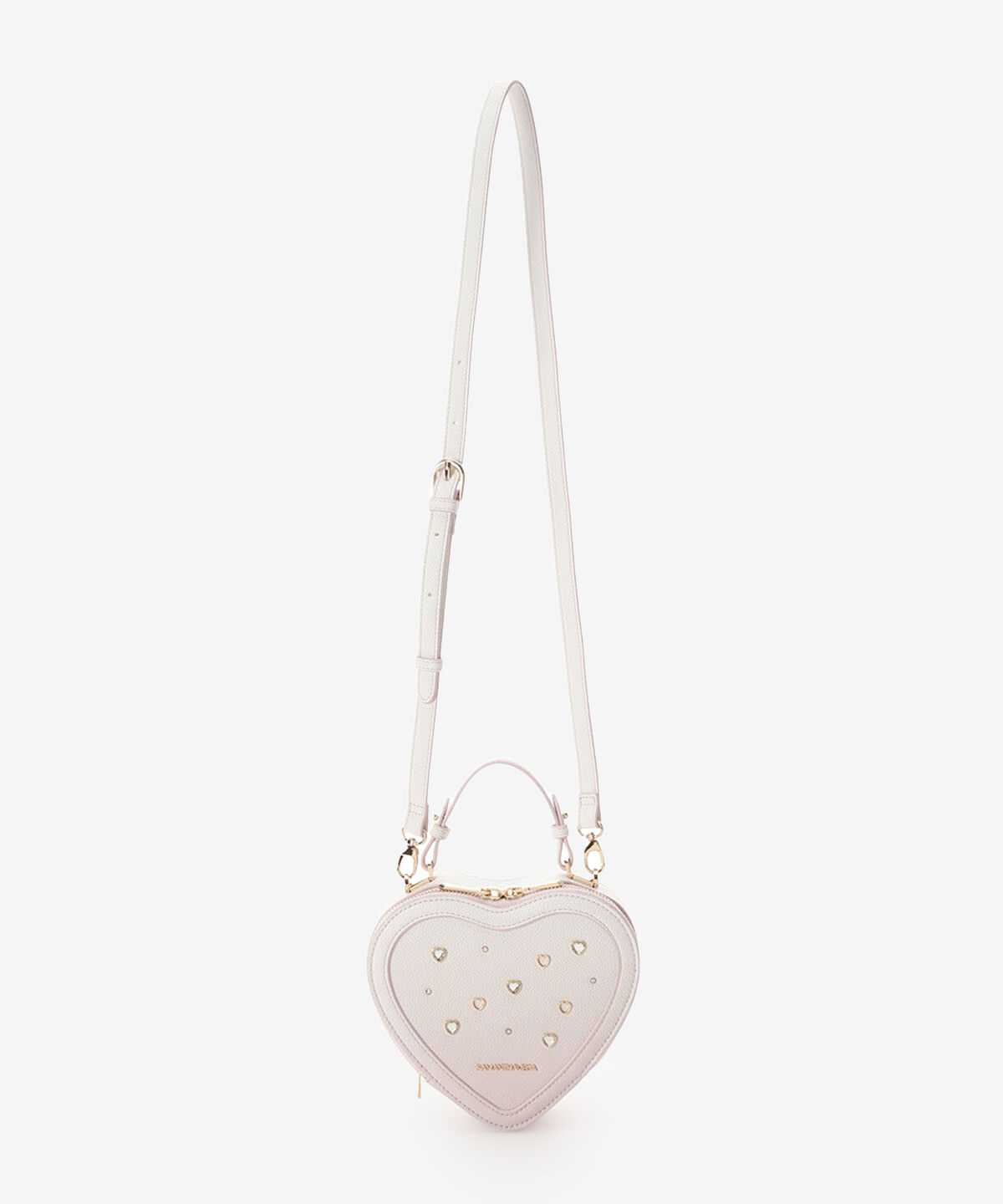 Samantha Vega「グラデーションビジューハート型ショルダーバッグ」|ショルダー・メッセンジャー|