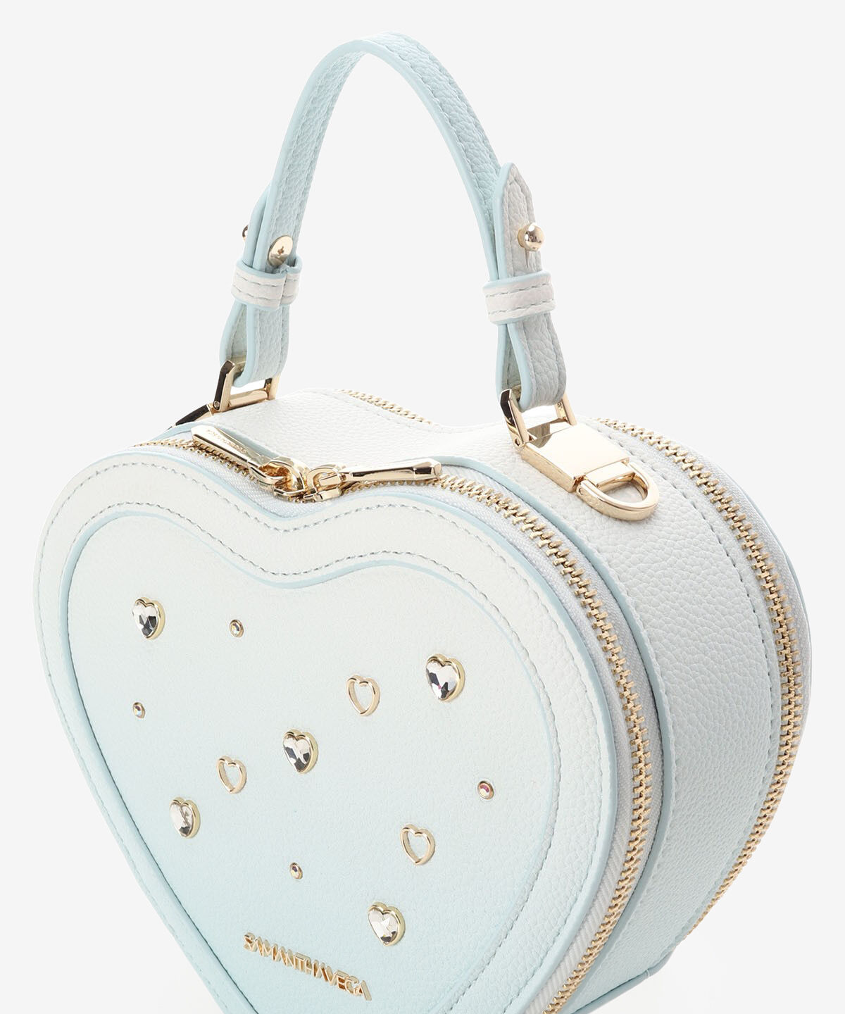 Samantha Vega「グラデーションビジューハート型ショルダーバッグ」|ショルダー・メッセンジャー|