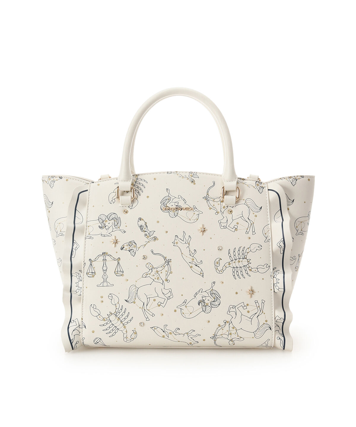 Samantha Vega「スターチャートフラッター（小）」|ハンドバッグ|ホワイト