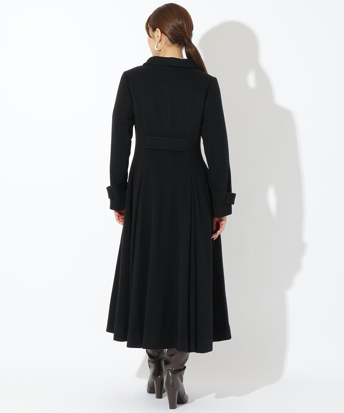 アンドクチュール「ダブルブレストスタンドカラーコート」|ステンカラーコート|