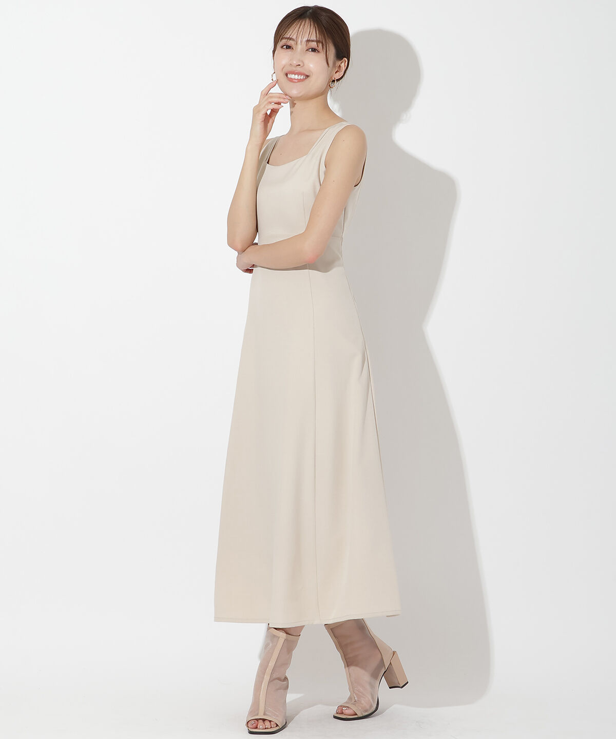 アンドクチュール「ショートダブルジャケット＋キャミワンピース」|ワンピース|