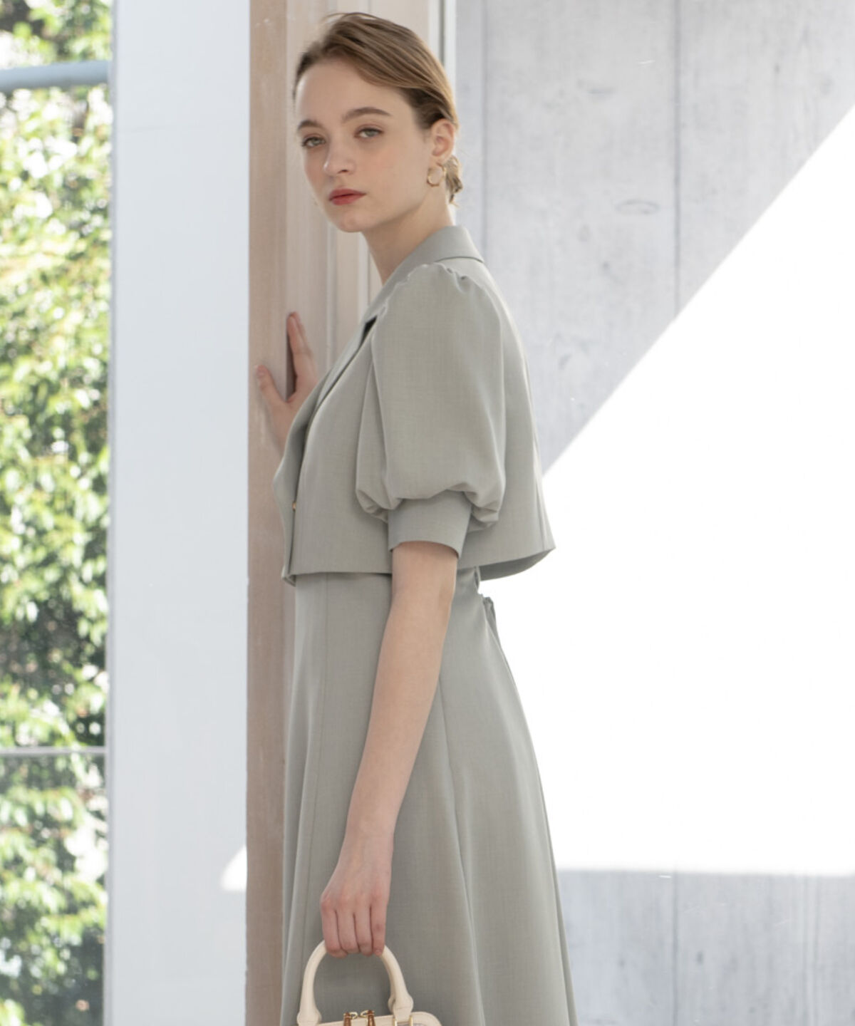 アンドクチュール「ショートダブルジャケット＋キャミワンピース」|ワンピース|