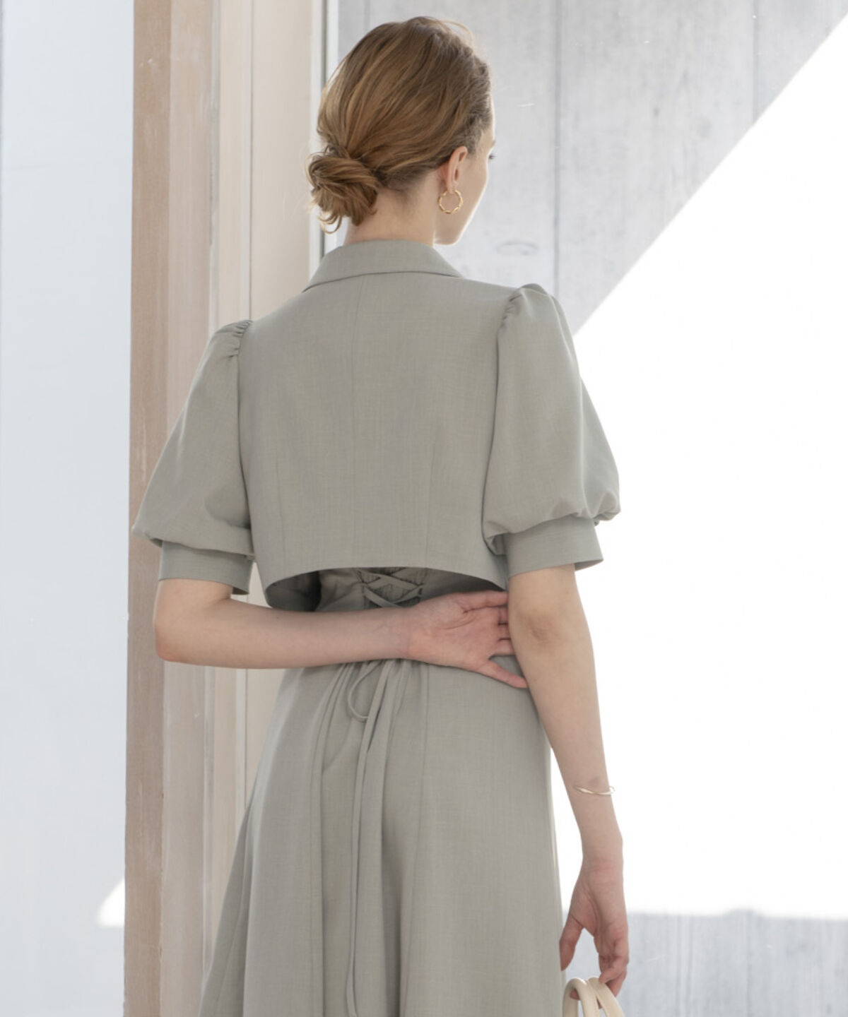 アンドクチュール「ショートダブルジャケット＋キャミワンピース」|ワンピース|