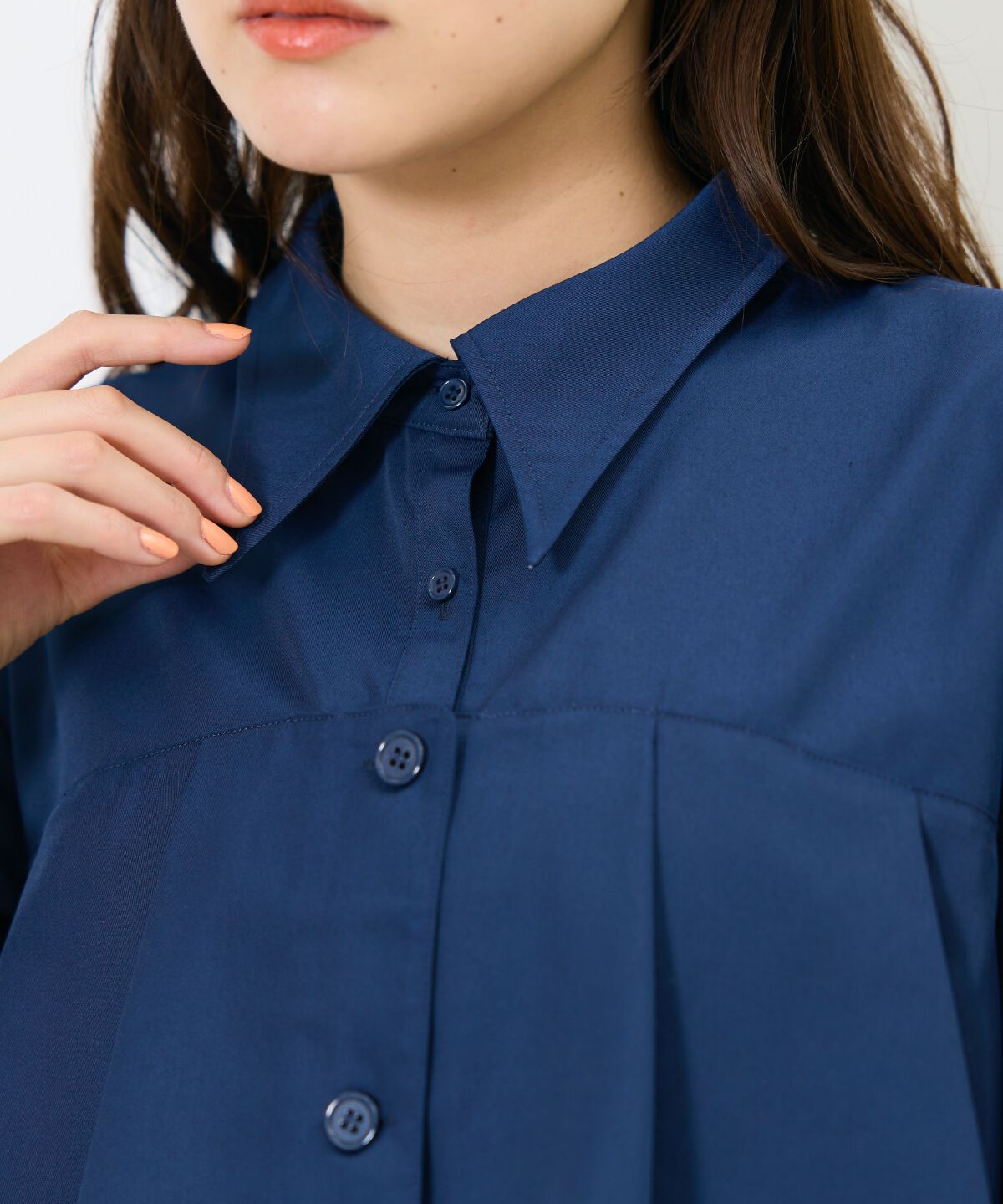 アンドクチュール「ヨークデザインタックシャツ」|シャツ・ブラウス|