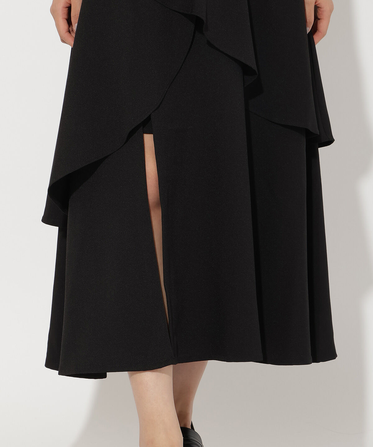 アンドクチュール「インナーミニティアードスカート」|フレア|