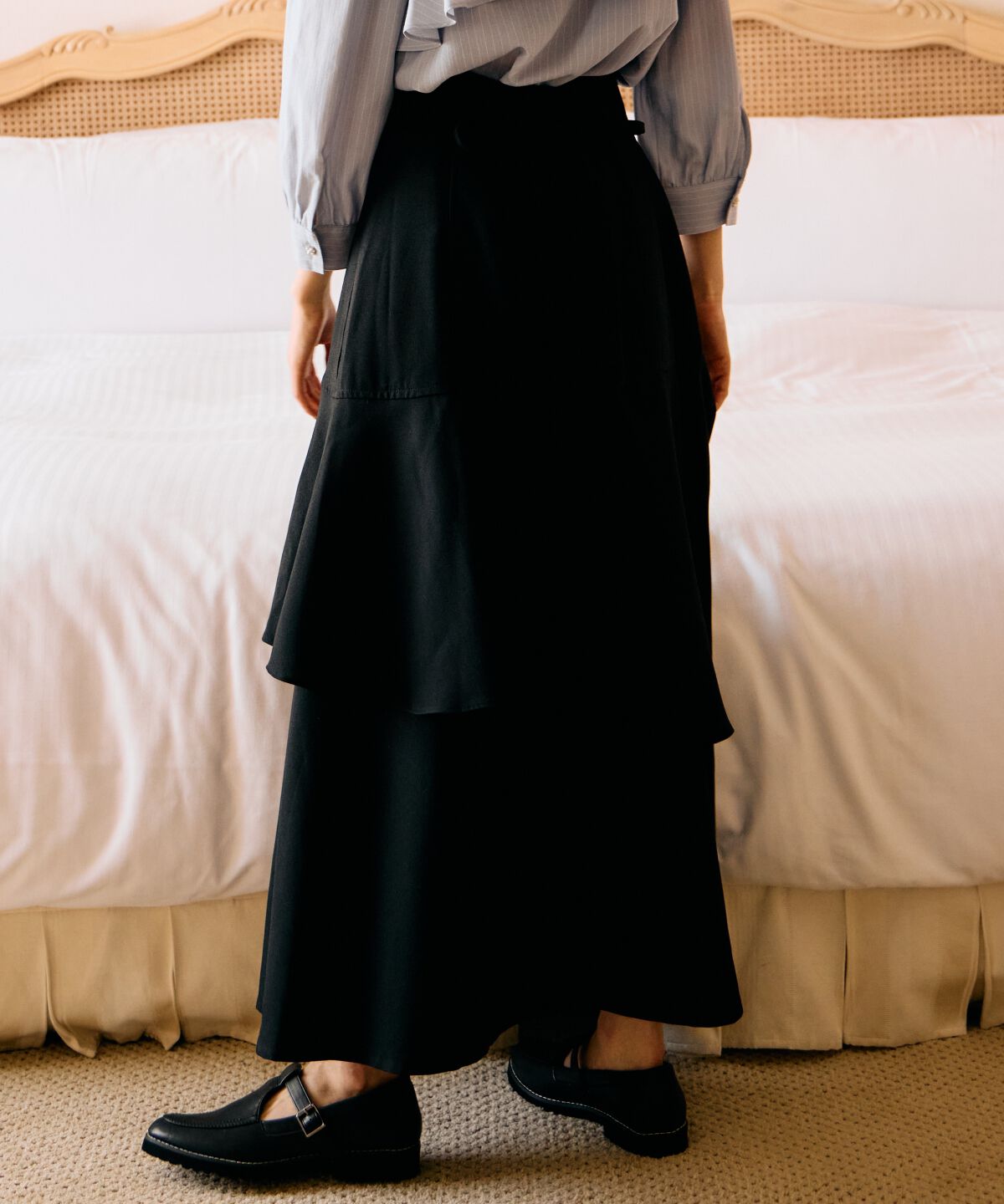 アンドクチュール「インナーミニティアードスカート」|フレア|