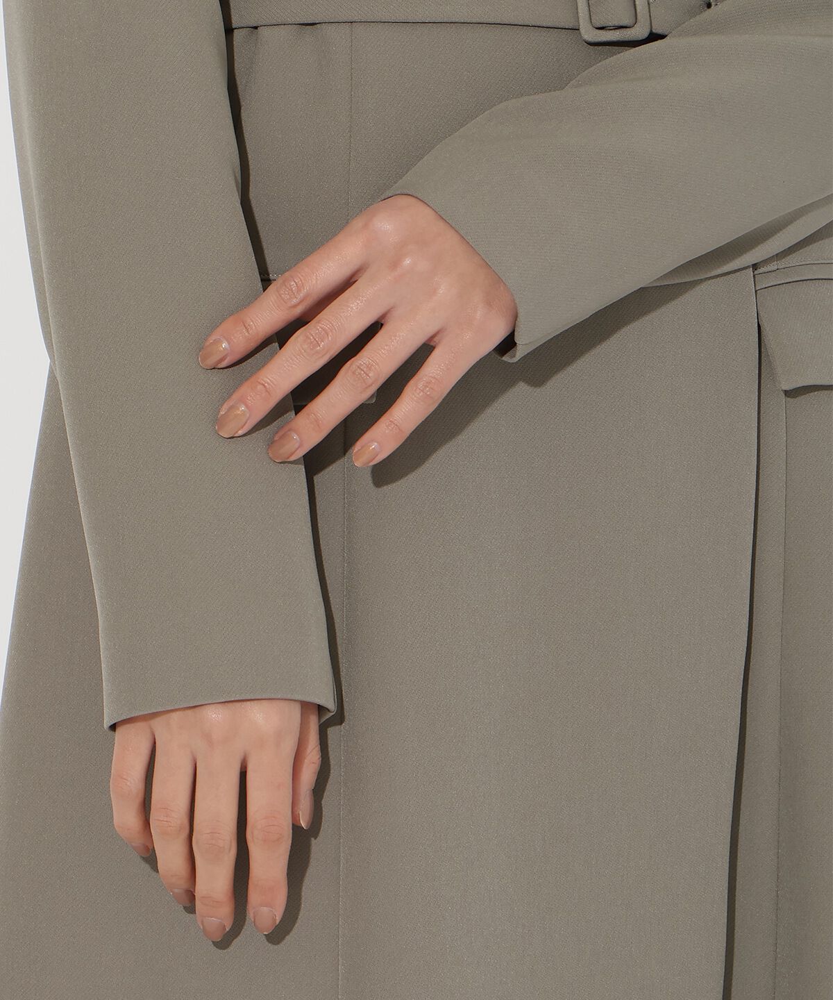 アンドクチュール「トレンチ風ワンピース」|ワンピース|