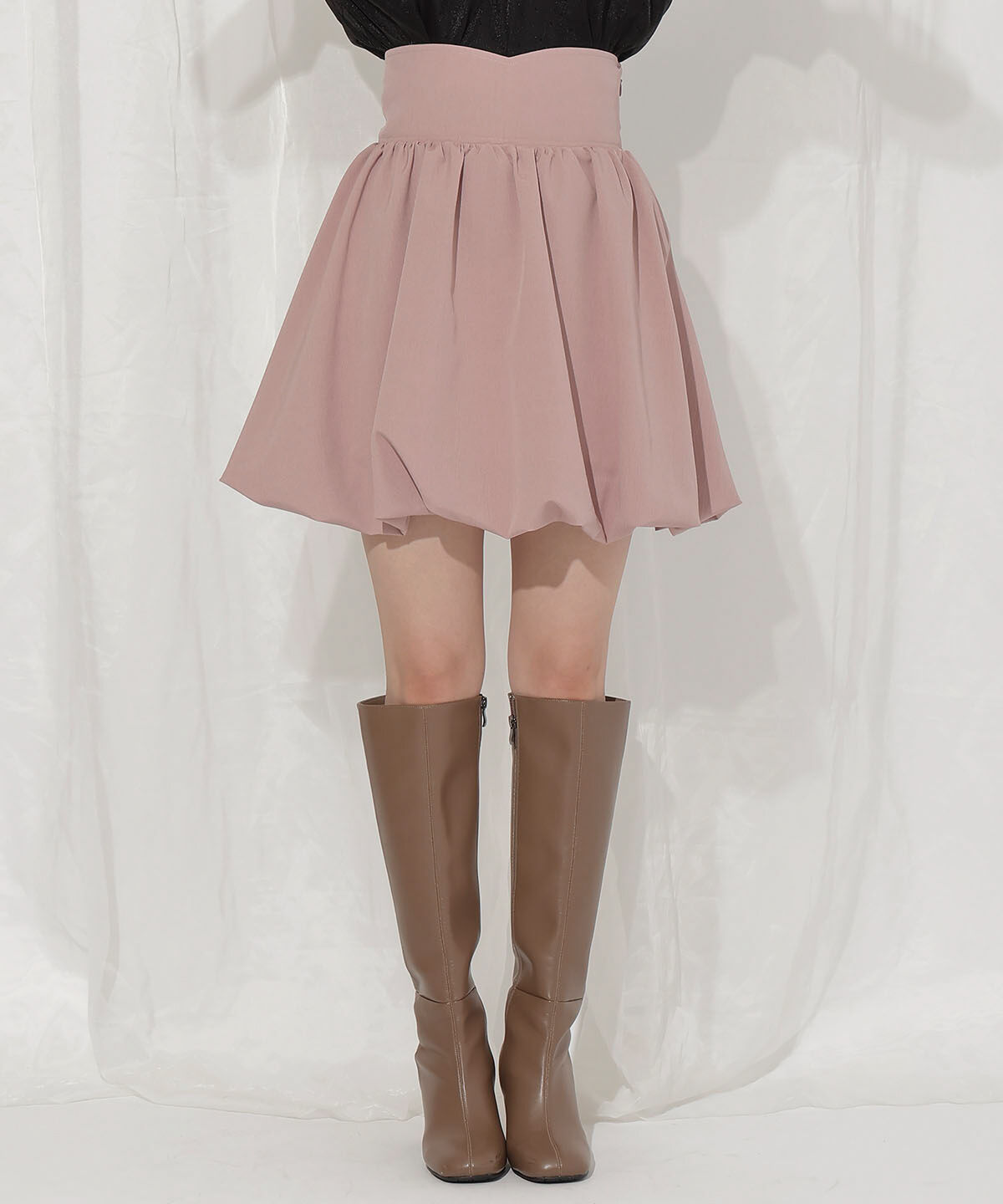 WILLSELECTION「ミニバルーンスカート」|フレア|