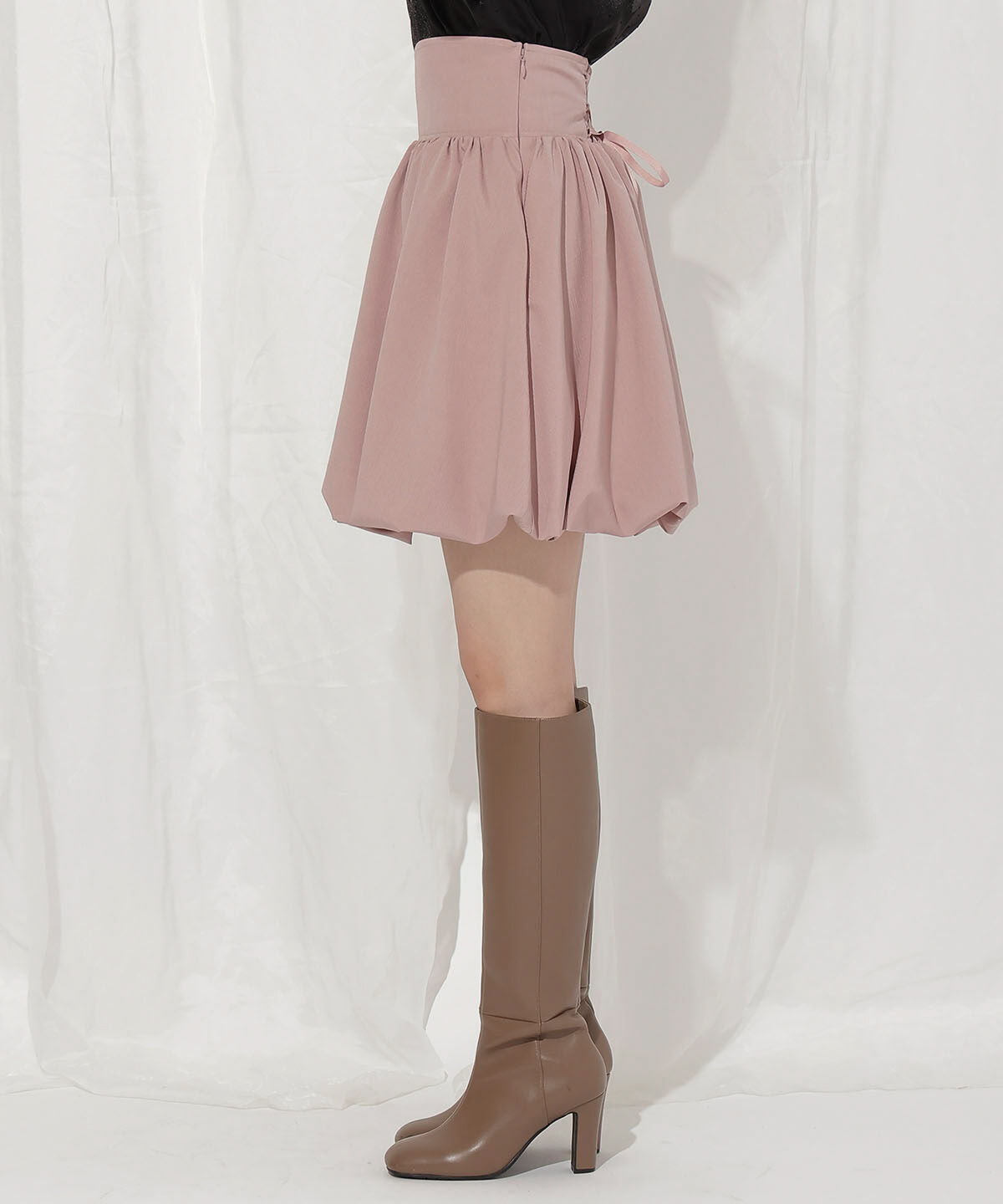 WILLSELECTION「ミニバルーンスカート」|フレア|