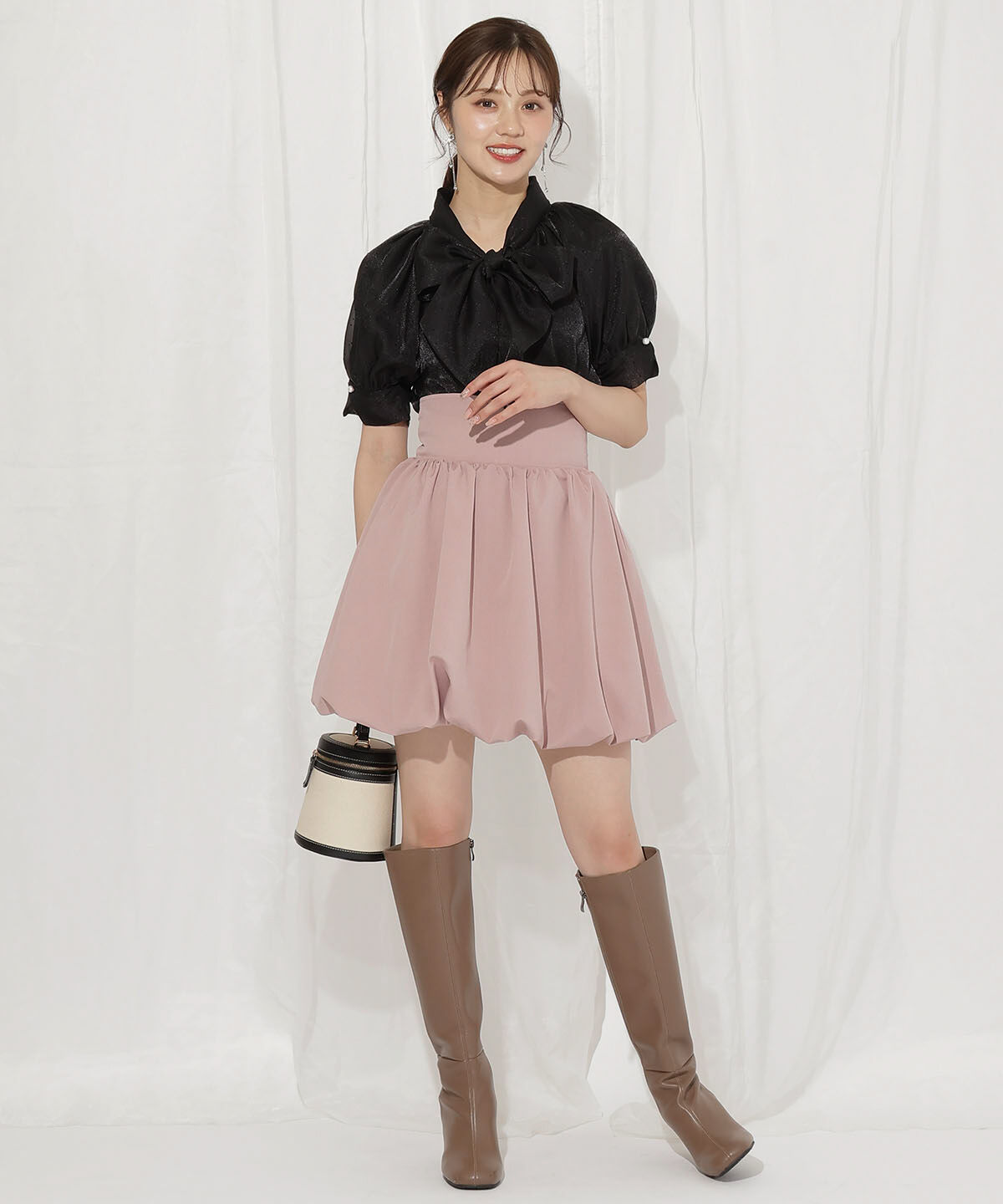 WILLSELECTION「ミニバルーンスカート」|フレア|